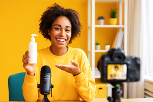 UGC Young creator recording product.