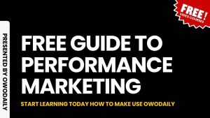 Free Guide to performance Marketing.